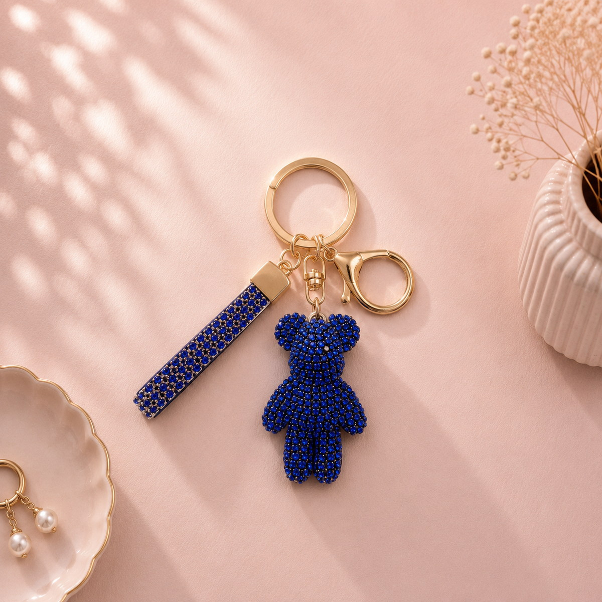 Crystal Bear Charm by KISS KISS MEOW