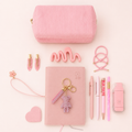 Pink Crystal Bear Charm Set by KISS KISS MEOW