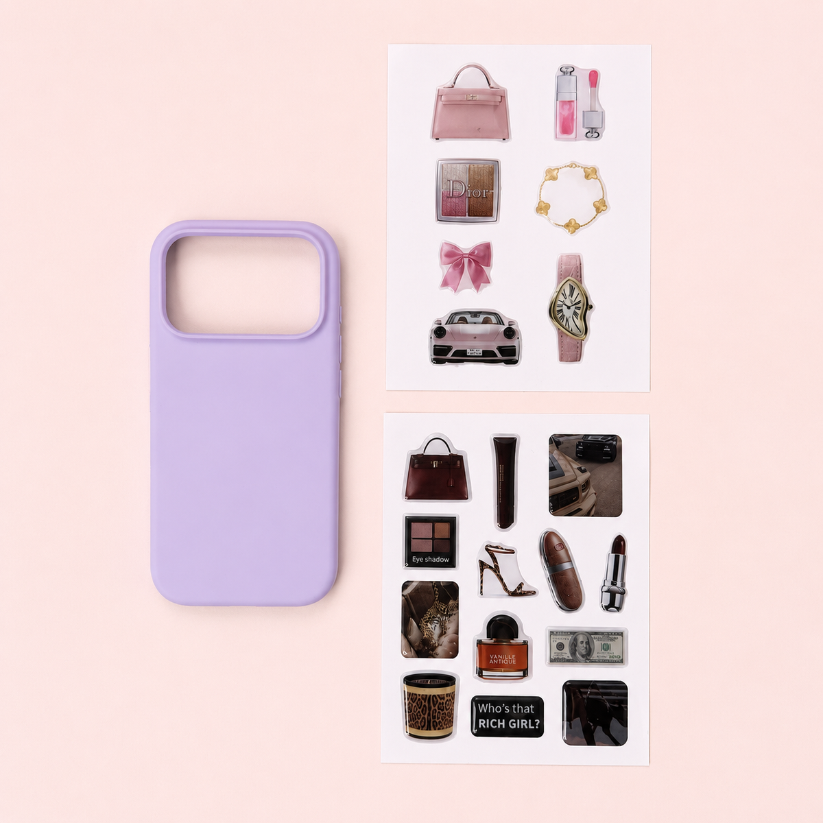 Phone Case & Sticker Set for iPhone 17 Pro by KISS KISS MEOW