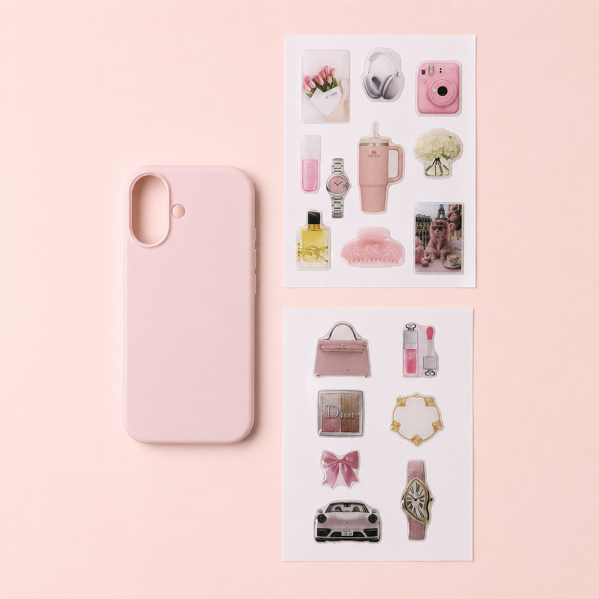 Phone Case & Sticker Set for iPhone 17 by KISS KISS MEOW