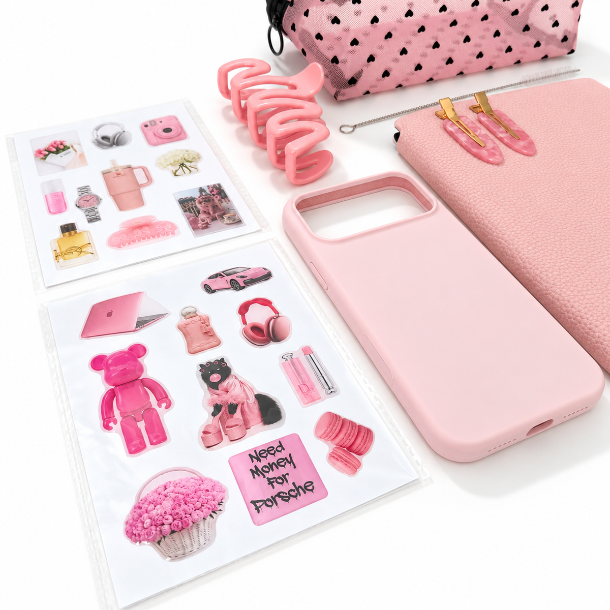 Pink Bow Tumbler Gift Set
