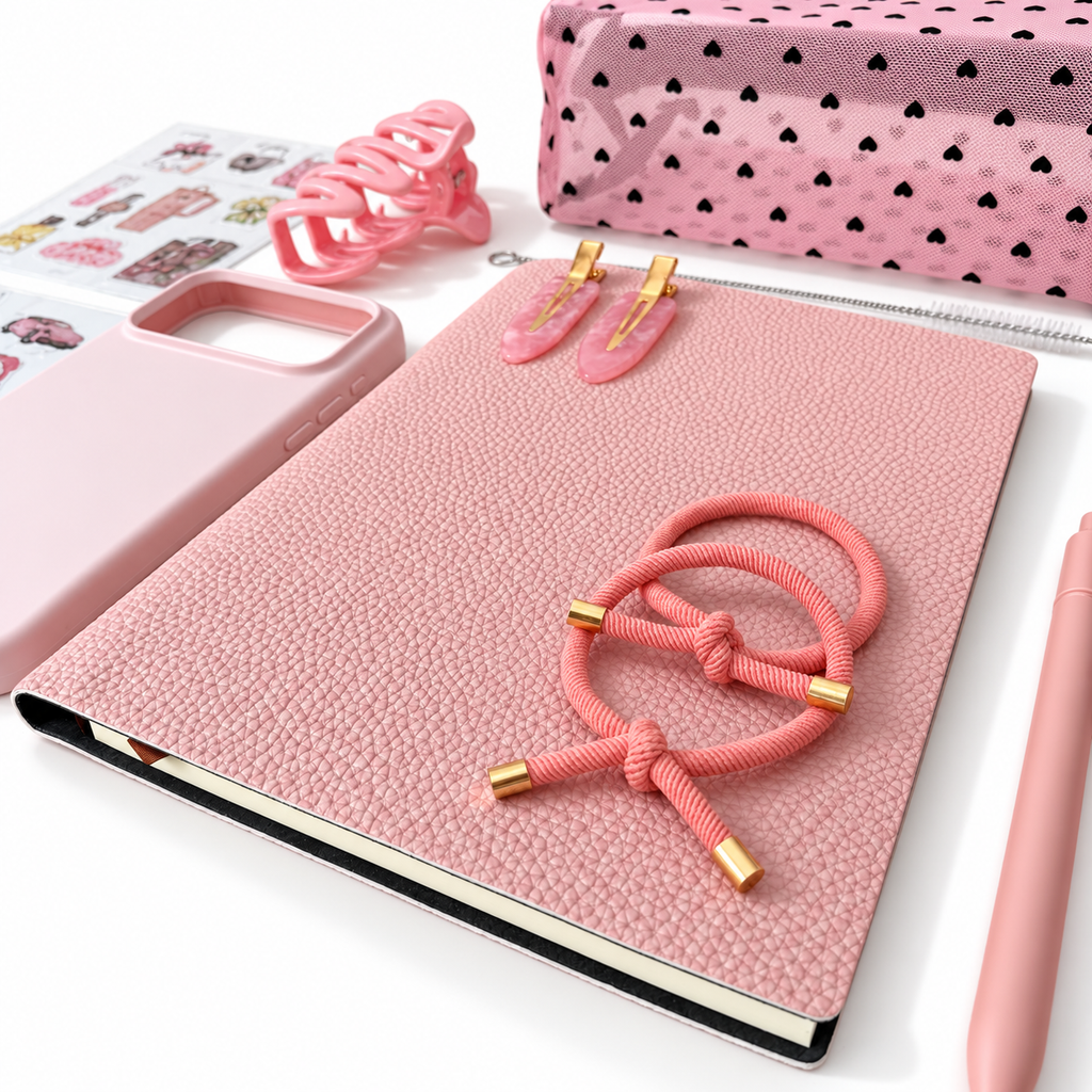 Pink Bow Tumbler Gift Set