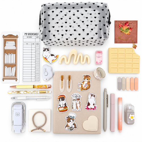 Beige Stationery Set