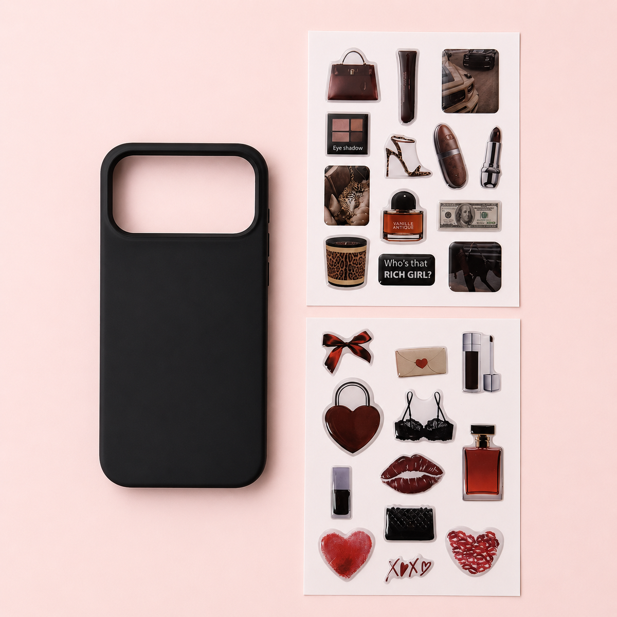 Phone Case & Sticker Set for iPhone 17 Pro Max by KISS KISS MEOW
