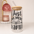 One More Chapter Glass Cup by KISS KISS MEOW