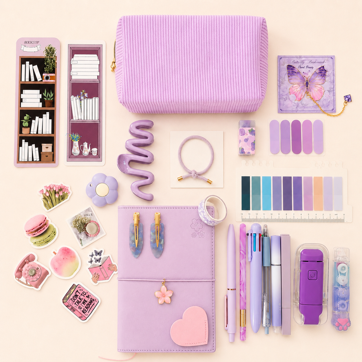 Lavanda Stationery Set by KISS KISS MEOW