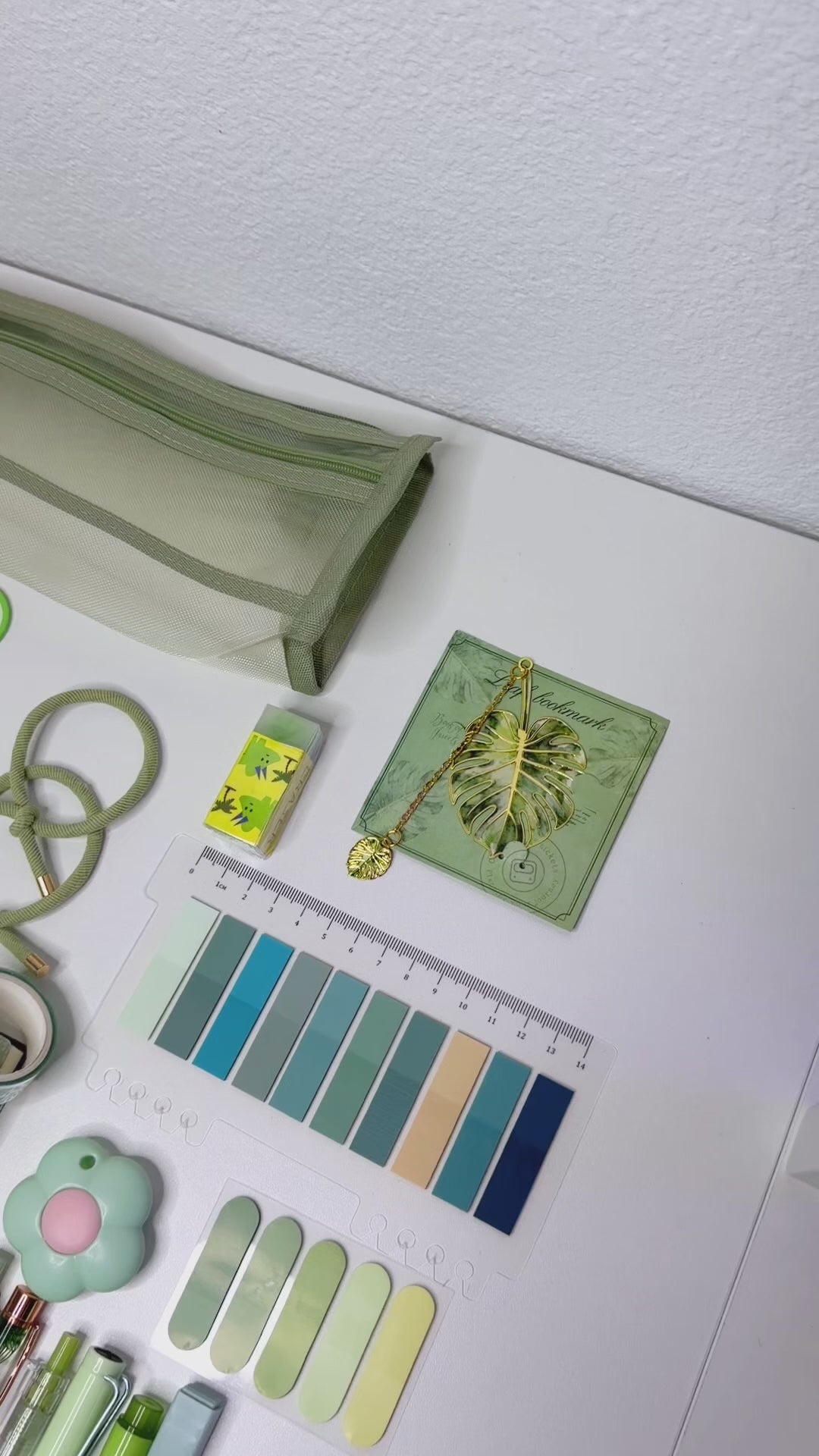 Green Stationery set