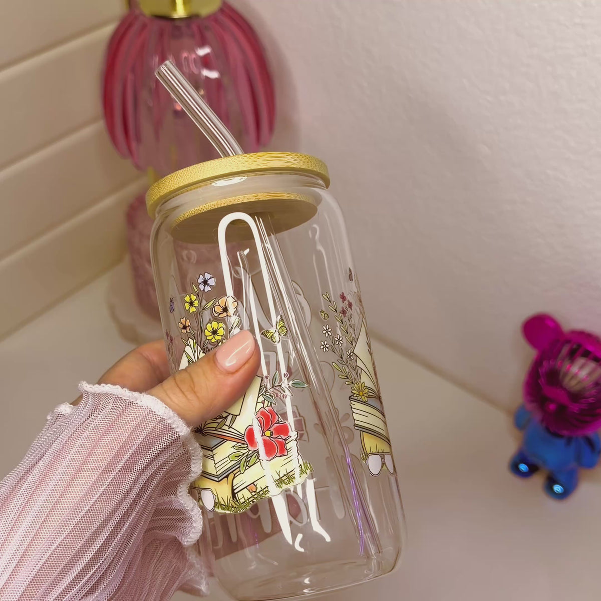 One More Chapter Glass Cup